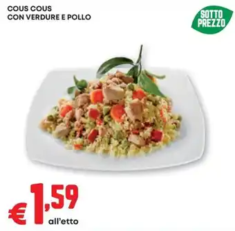 Pam Cous cous con verdure e pollo offerta
