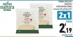 Conad Piadina sfogliata biologica verso natura conad offerta