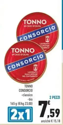 Conad Tonno consorcio offerta