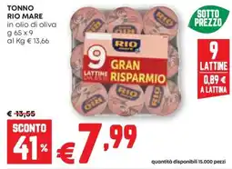 Pam Tonno rio mare offerta