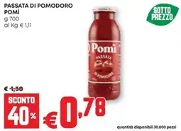 Pam Passata di pomodoro pomì offerta