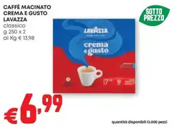 Pam Caffè macinato Crema e Gusto Lavazza offerta