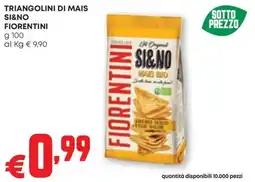 Pam Triangolini di mais Si&No Fiorentini offerta