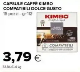 Tigre Capsule caffè kimbo compatibili dolce gusto offerta