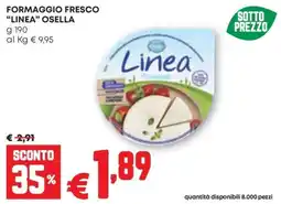 Pam Formaggio fresco "linea" osella offerta
