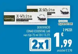 Conad Dentifricio conad essentiae lab offerta