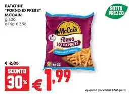 Pam Patatine "forno express" mccain offerta
