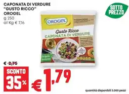 Pam Caponata di verdure "gusto ricco" OROGEL offerta