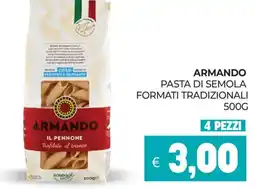 Eté Armando pasta di semolla formati tradizionali offerta