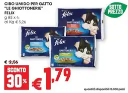 Pam Cibo umido per gatto "le ghiottonerie" felix offerta