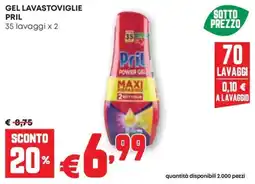 Pam Gel lavastoviglie pril offerta