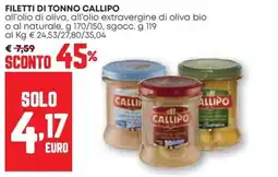 Pam Filetti di tonno Callipo offerta