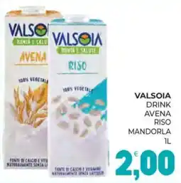 Eté Valsoia drink avena riso mandorla offerta