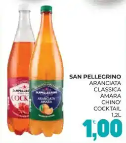 Eté San Pellegrino Aranciata classica Amara chino' cocktail offerta