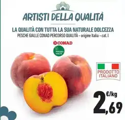 Conad Pesche gialle conad percorso qualità offerta