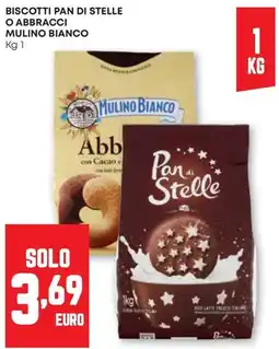 Pam Biscotti Pan di Stelle o Abbracci Bianco Mulino Bianco offerta
