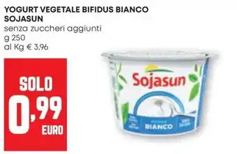 Pam Yogurt vegetale bifidus bianco sojasun offerta