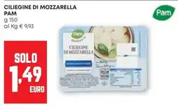 Pam Ciliegine di Mozzarella Pam offerta