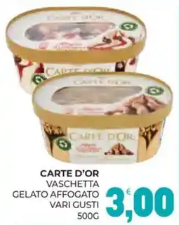 Eté Carte d'or gelato affogato offerta