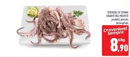 Conad Tentacoli di totano gigante del pacifico offerta