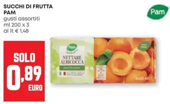 Pam Succhi di frutta Pam offerta