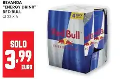 Pam Bevanda energy drink red bull offerta