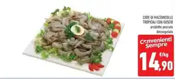 Conad Code di mazzancolle tropicali con guscio offerta
