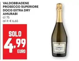 Pam Valdobbiadene Prosecco Superiore DOCG Extra Dry Amurabi offerta
