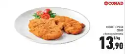 Conad Cotolette pollo conad offerta