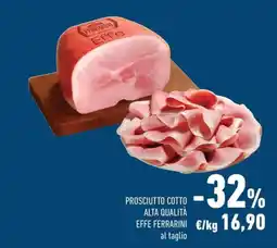 Conad Prosciutto cotto alta qualità effe ferrarini offerta
