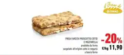 Conad Conad Pinsa Farcita Prosciutto Cotto e Mozzarella offerta