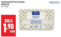 Pam Asciugatutto in fogli Arkalia offerta