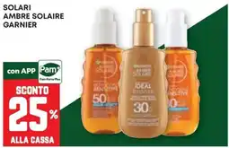 Pam Solari Ambre Solaire Garnier offerta