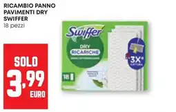 Pam Ricambio panno pavimenti dry Swiffer offerta