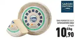 Conad Toma Piemontese D.O.P. SAPORI&DINTORNI CONAD offerta