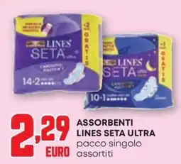 Pam Assorbenti lines seta ultra offerta