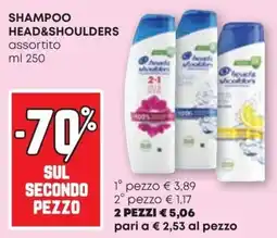 Pam Shampoo Head&Shoulders offerta