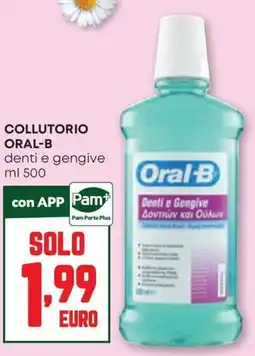 Pam Collutorio Oral-B denti e gengive offerta