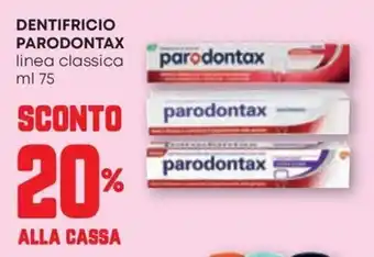 Pam Dentifricio parodontax linea classica offerta
