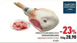 Conad Prosciutto San Daniele D.O.P. Sapori&Dintorni Conad offerta