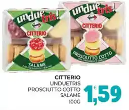 Eté Citterio unduetris prosciutoo cotto salame offerta