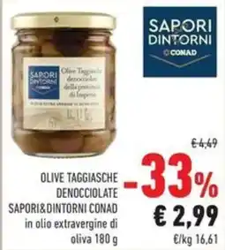 Conad Olive taggiaische denocciolate sapori&dintorni conad offerta