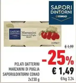 Conad Pelati Datterini Marzanini di Puglia Sapori&dintorni Conad offerta