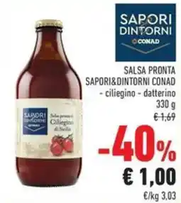 Conad Salsa pronta sapori&dintorni conad offerta