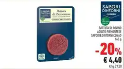 Conad Battuta di Piemontese SAPORI&DINTORNI CONAD offerta
