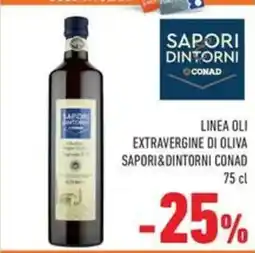 Conad Linea oli extravergine di oliva sapori&dintorni conad offerta