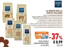 Conad Pasta di semola sapori&dintorni conad offerta
