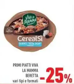 Conad Primi piatti viva la mamma beretta offerta