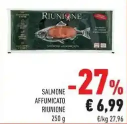 Conad Salmone affumicato Riunionone offerta