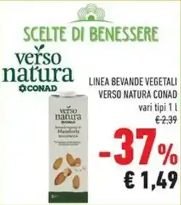 Conad Linea Bevande vegetali Verso Natura Conad offerta